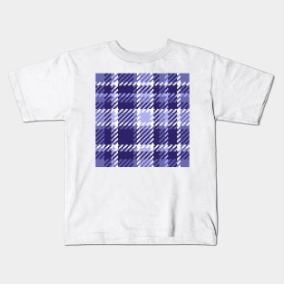 Very Peri tartan Kids T-Shirt